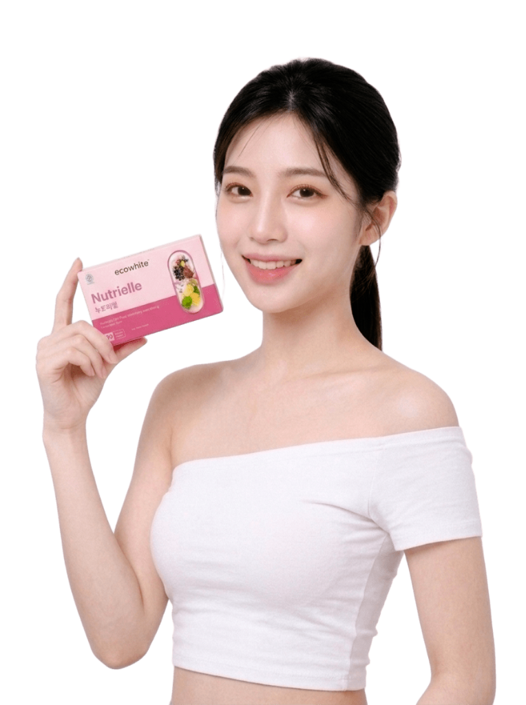 ecowhite® Nutrielle Capsule Suplemen Pencerah Kulit Alami BPOM - Slide 3
