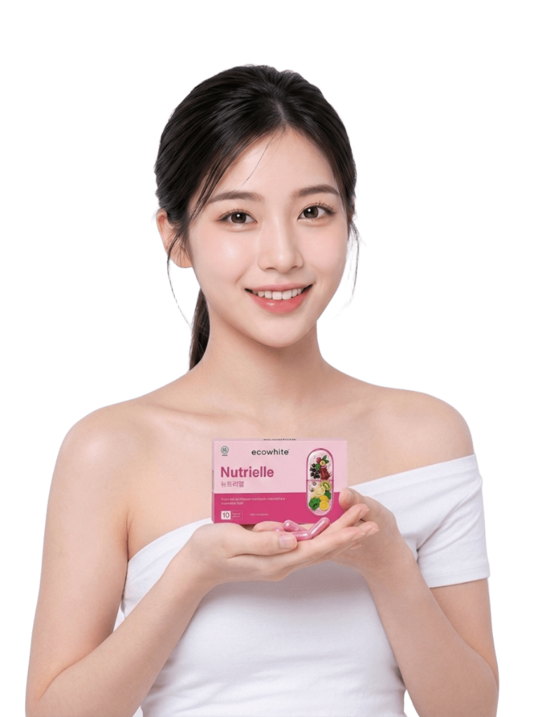 ecowhite® Nutrielle Capsule Suplemen Pencerah Kulit Alami BPOM - Slide 4